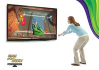 Microsoft Kinect Sensor (Б.У) + игра Kinect Adventures для Xbox 360 Slim